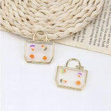 Square Shape Charms DIY Jewelry for Women