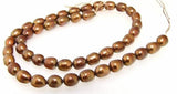 6-7mm Rice Freshwater Pearl Beads 14in DIY Jewelry LS3-081