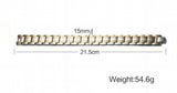 Health Stone Bracelet Men Titanium Stainless Steel Bangle TBRM-001