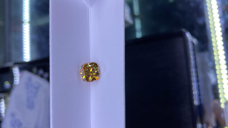 4x4-11x11mm HandMade Holycome Champagne Moissanite VVS1
