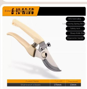 Garden Scissor Anti-Slip Pruning Shears Rough Pruning Shears Flower Trimming