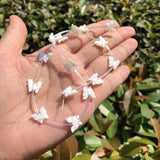 Natural Mother Of Pearl Shell Butterfly Spacer Beads for Jewelry Making