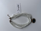 Simplee Large Pearls Beads Neck chains Keychain Necklace For Women