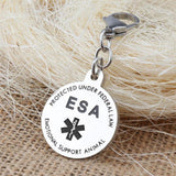 Engraved Medical ID Emergency Keychain