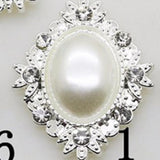 10Pcs/Lot 25*32mm Flatback Brooches DIY Handwork Accessories