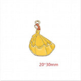 30pcs Cartoon Princess Hat Boy Elf Charms DIY Jewelry Keychain Accessory