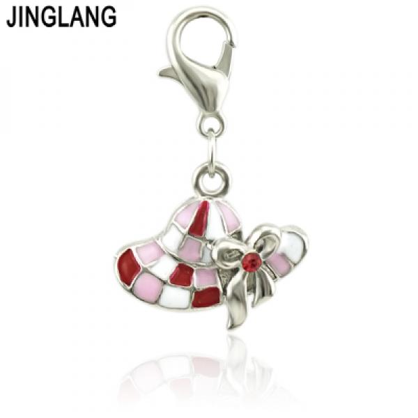 Retro Hat Charms Pendants DIY Jewelry Accessories 12 pcs