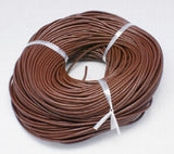 1.5mm Brown Leather Jewelry Cord String For Bracelet & Necklace