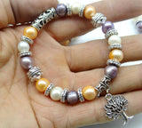 Freshwater Pearls Bangle Real Natural Pearl Bracelet For Women