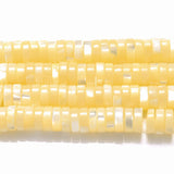 180pcs 6mm Round Natural Shell Spacer Beads Heishi Disk Jewelry Beads