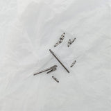 5pcs Titanium 14G Ear Bridge Extension Rod 4mm Internal Thread Piercing Jewelry