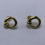 European & American Electroplated 925 Silver 14K Earrings