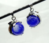 Natural Stone Tiger Eye Lapis Quartz Opal Charms Pendants for DIY Jewelry Making