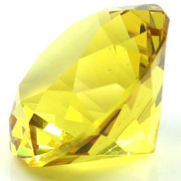 5pc 30mm Faceted High Machine Cut Chinese Crystal Beads Glass Paperweight