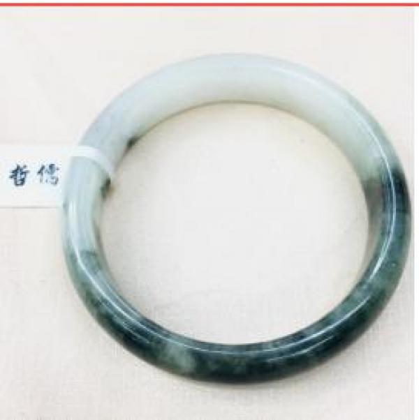 Zheru Jewelry Natural Jadeite Bracelet Double 54-62mm