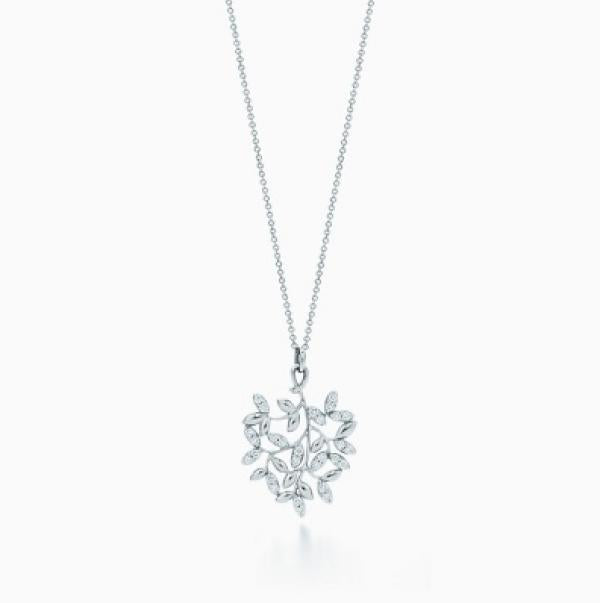 S925 Olive Leaf Necklace for Women Glamorous Jewelry