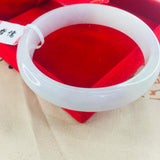 Natural Ice Bottom Light Purple Jadeite Bracelet 54-62mm Female
