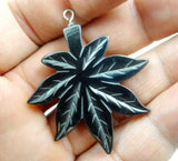 Natural Quartz Maple Leaf Pendant for DIY Jewelry Making