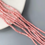 3-4mm Shell Heishi Beads Spacer Loose Beads for Jewelry Making