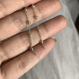 Silver Chain 19.68in Unset 0.76-2.5mm