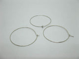500Pcs Wine Glass Rings Charm Hoop Findings Earring Hoop Accessory
