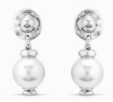 Spain Electroplating 925 Silver Pearl Earrings