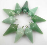 Quartz Crystal Pendulum Pendant DIY Jewelry 10Pcs