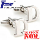 D Alphabet Cufflink & Cuff Link 2 Pairs Promotion