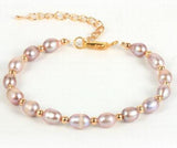 Real Freshwater Pearl Bracelet for Women Wedding Jewelry
