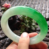 Zheru Jadeite Bracelet 54-64mm Princess Jewelry Gift for Mother/Girlfriend