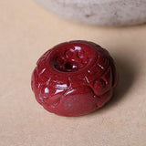 5A Cinnabar Safety Knot Necklace Pendant Vermilion DIY Jewelry Material
