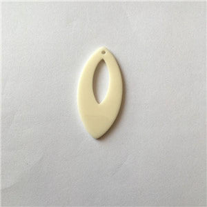 Acrylic Oval-Shaped Charms for Earrings DIY 100pcs
