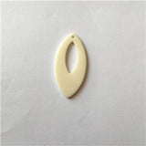 Acrylic Oval-Shaped Charms for Earrings DIY 100pcs
