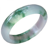 Zheru Jewelry Natural Burmese Jade Light Flower Bracelet Princess Gift