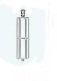 Pearl Cylinder Cage Necklace Pendant - Silver Plated