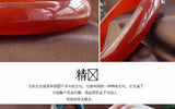 Red Agate Bracelet Natural Jade Jade Bracelet 68MM Ice Seeded Jade Pith