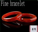 Widened Thick Agate Jade Bracelets - 2 Options