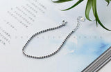 2mm 925 Sterling Silver Beads Chain Bracelet C-S1946