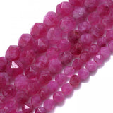 Pink Faceted Tourmaline Beads 15'' 6/8/10mm