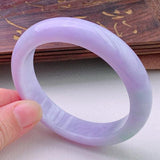 Natural Light Purple Burmese Jadeite 54mm-64mm Bracelet