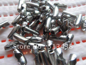 1000pcs Stainless Steel Chain Clasp & Hooks for DIY Necklace, 4*7mm