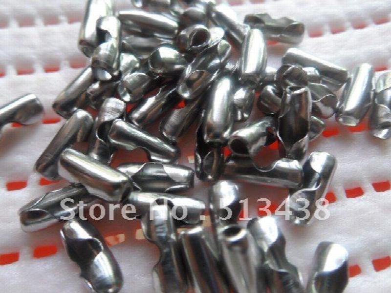 1000pcs Stainless Steel Chain Clasp & Hooks for DIY Necklace, 4*7mm