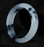 Hand Carved Round Jade Bracelet for Women Men