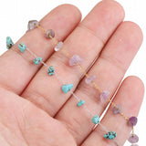1 Meter Turquoise Gemstone Stainless Steel Chains for DIY Jewelry Making