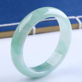 Natural Burmese Jade Light Green 54-64mm bracelet