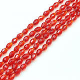 Glass Rice Beads Oval Crystal Faceted Loose Olive Beaded DIY Jewelry Making