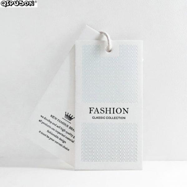 PK025 Foil Hang Tag Printing for Kids Clothes Personal Logo