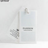 PK025 Foil Hang Tag Printing for Kids Clothes Personal Logo