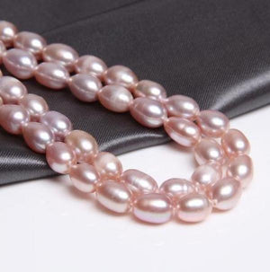Natural Pink Rice Freshwater Pearls for Jewelry Making DIY