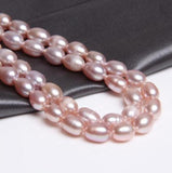 Natural Pink Rice Freshwater Pearls for Jewelry Making DIY